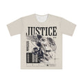 White Coffee , Justice Angel Graphic T-Shirt Vintage Statue Streetwear Tee