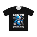 Black Wanted Dead or Alive Teddy Graphic T-Shirt