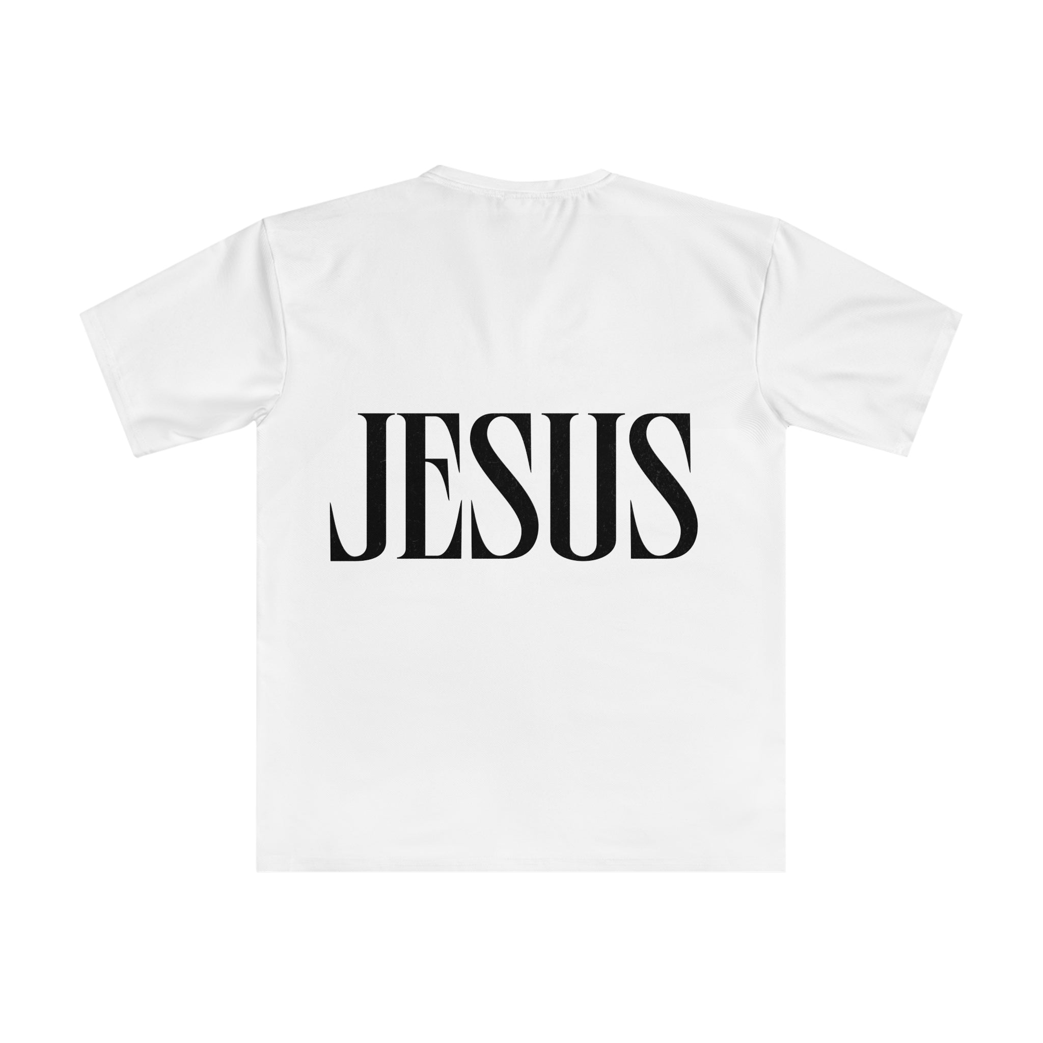 White Jesus Graphic T-Shirt 'Jesus: The Way, The Truth, The Life' Religious Tee