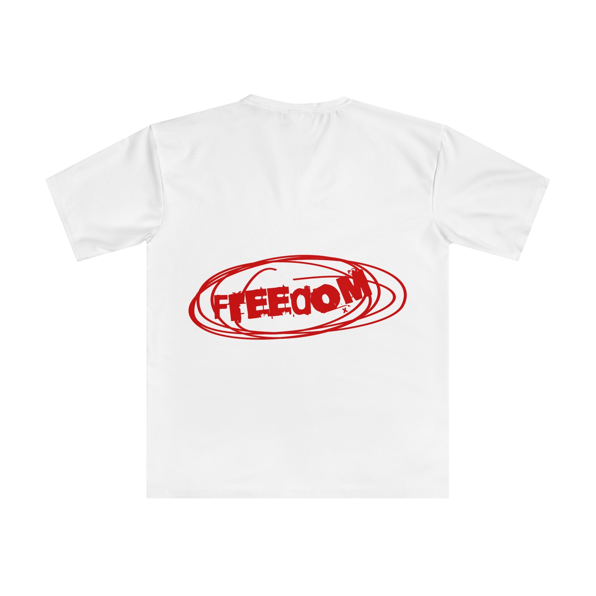 White , Freedom Graphic T-Shirt — "Muted Freedom" Statue of Liberty Protest Tee